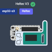 Heltec Wi-Fi LoRa 32 (V3) meshtastic con carcasa y antena Heltec Wi-Fi LoRa 32 (V3) meshtastic con carcasa y antena