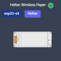 Heltec Wireless Paper kit de desarrollo de tinta electrónica Bluetooth, Wi-Fi y LoRa Heltec Wireless Paper kit de desarrollo de tinta electrónica Bluetooth, Wi-Fi y LoRa