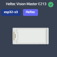 Heltec Vision Master E213 ESP32S3 + SX1262, compatible con Meshtastic y LoRaWAN Heltec Vision Master E213 ESP32S3 + SX1262, compatible con Meshtastic y LoRaWAN