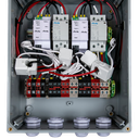 Medidor de energía inteligente trifásico con control por contactor
