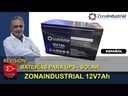 Batería 12V 7AH VRLA AGM libre Mantenimiento