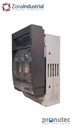 Base porta fusible desconectable en carga NH00 / NH000, 3 polos, panel, 160A 690V (Seccionador fusible)