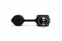 Conector Circular Serie LP-28 Macho 2 Pines Panel Metal (Bloqueo) CNLINKO