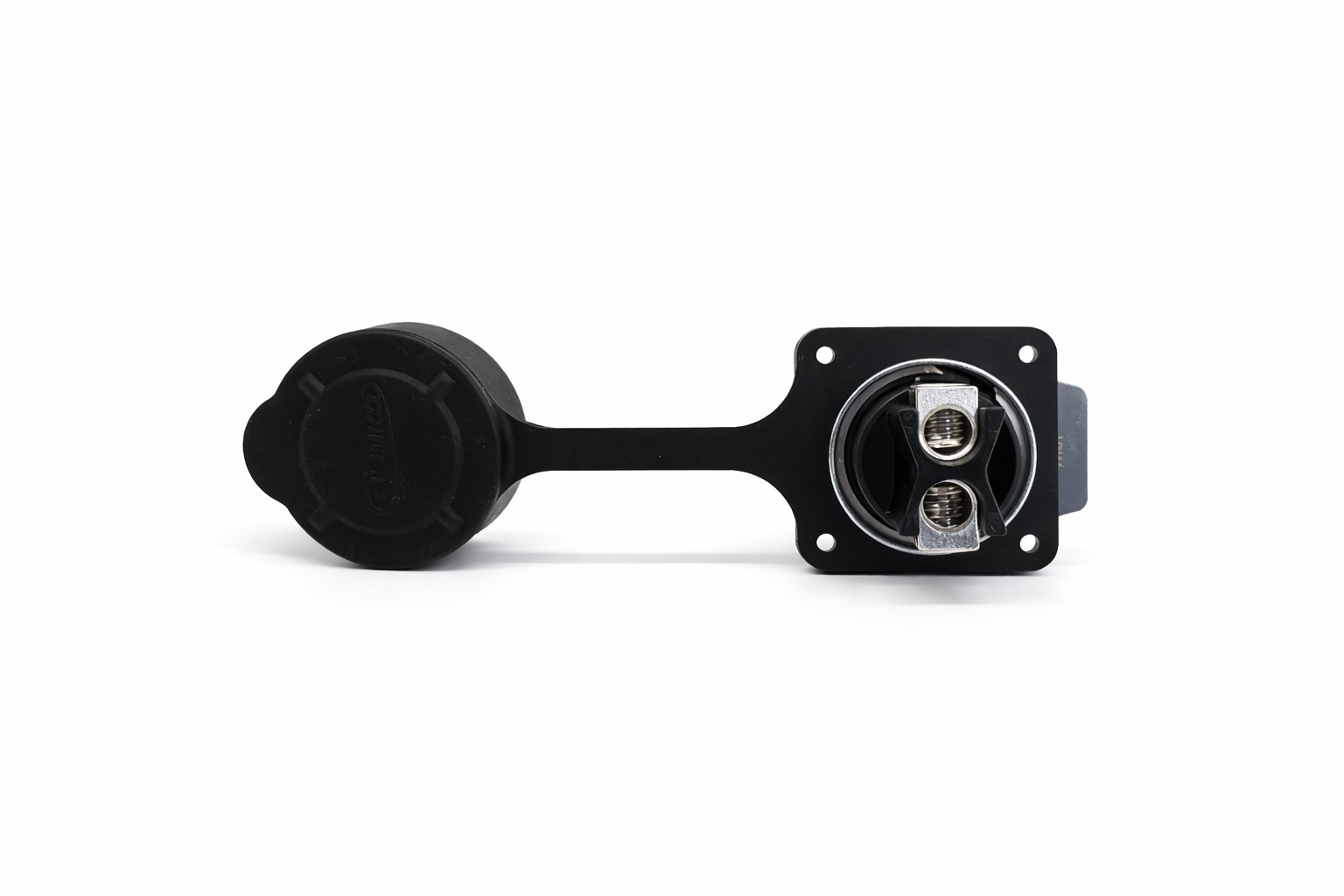 Conector Circular Serie LP-28 Macho 2 Pines Panel Metal (Bloqueo) CNLINKO
