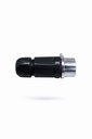 Conector Circular LP-28 Macho 2 Pines Volante-Volante Plástico-Metal con Bloqueo