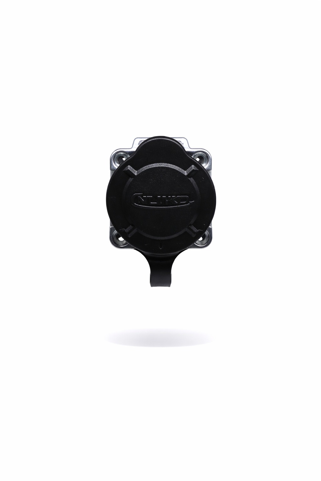 Conector Circular LP-28 Hembra 2 Pines Panel Metálico con Bloqueo y Tornillo