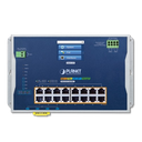 Switch Industrial Administrable L2+ 16 Puertos Gigabit PoE++ + 4 SFP+ 10G PLANET WGS-5215-16UP4XV con LCD