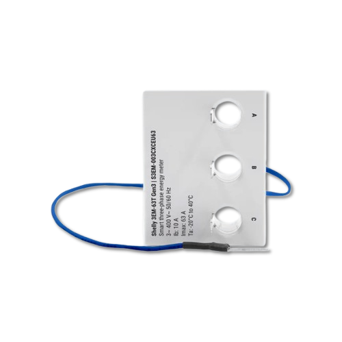Medidor de Energía Trifásico WiFi Shelly 3EM-63 Gen3