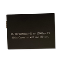 Convertidor de Medios Fibra Óptica GM-805A 10/100/1000Mbps con Slot SFP