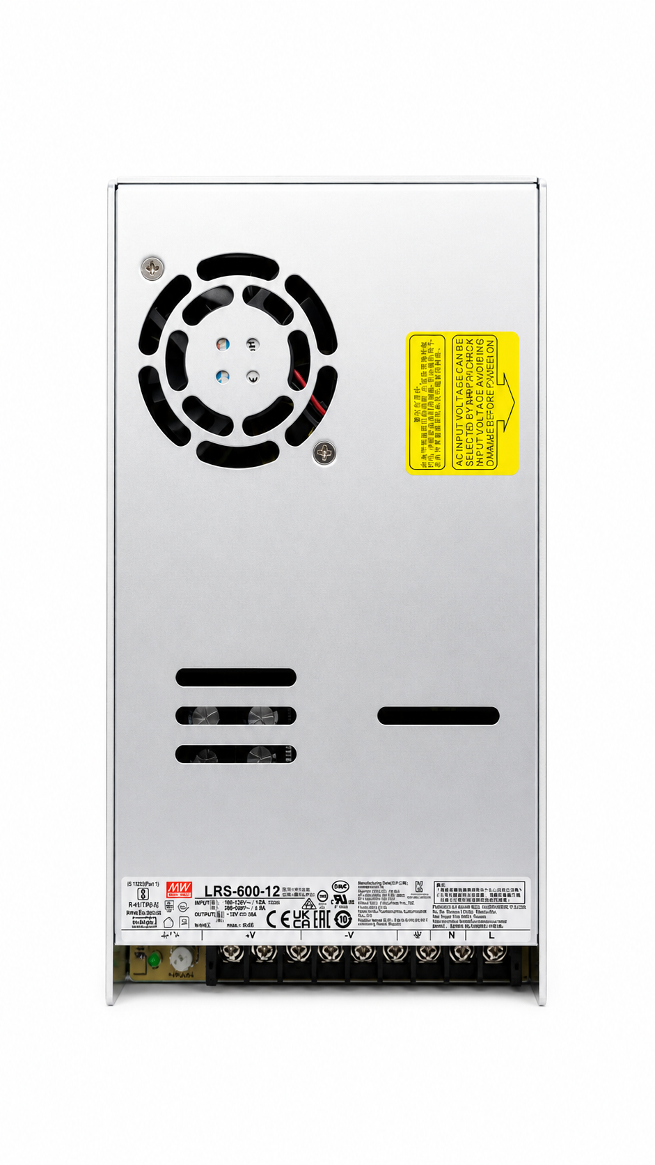 Fuente de poder gabinete voltaje 600W LRS-600