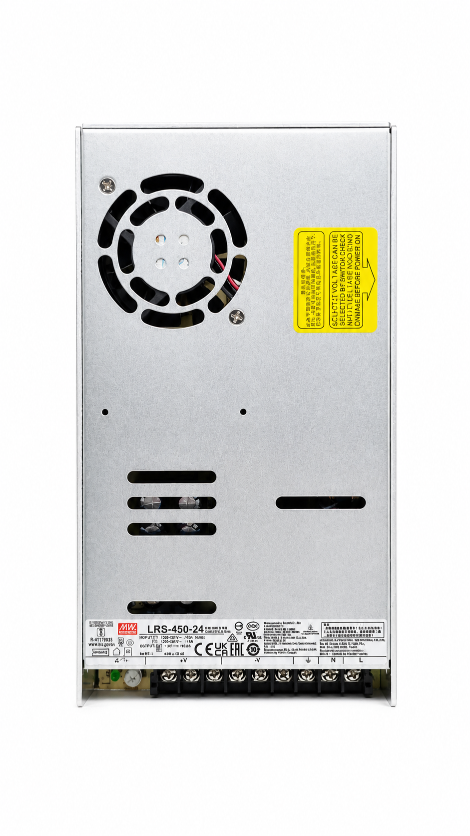 Fuente de poder gabinete voltaje 450W LRS-450