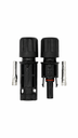 Set conector MC4 para cable 4mm y 6mm 1500V par macho y hembra