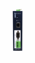 Puerta de enlace Modbus industrial IP30 de 1 puerto RS232/RS422/RS485 (1 x 10/100TX, -40~75 grados C)