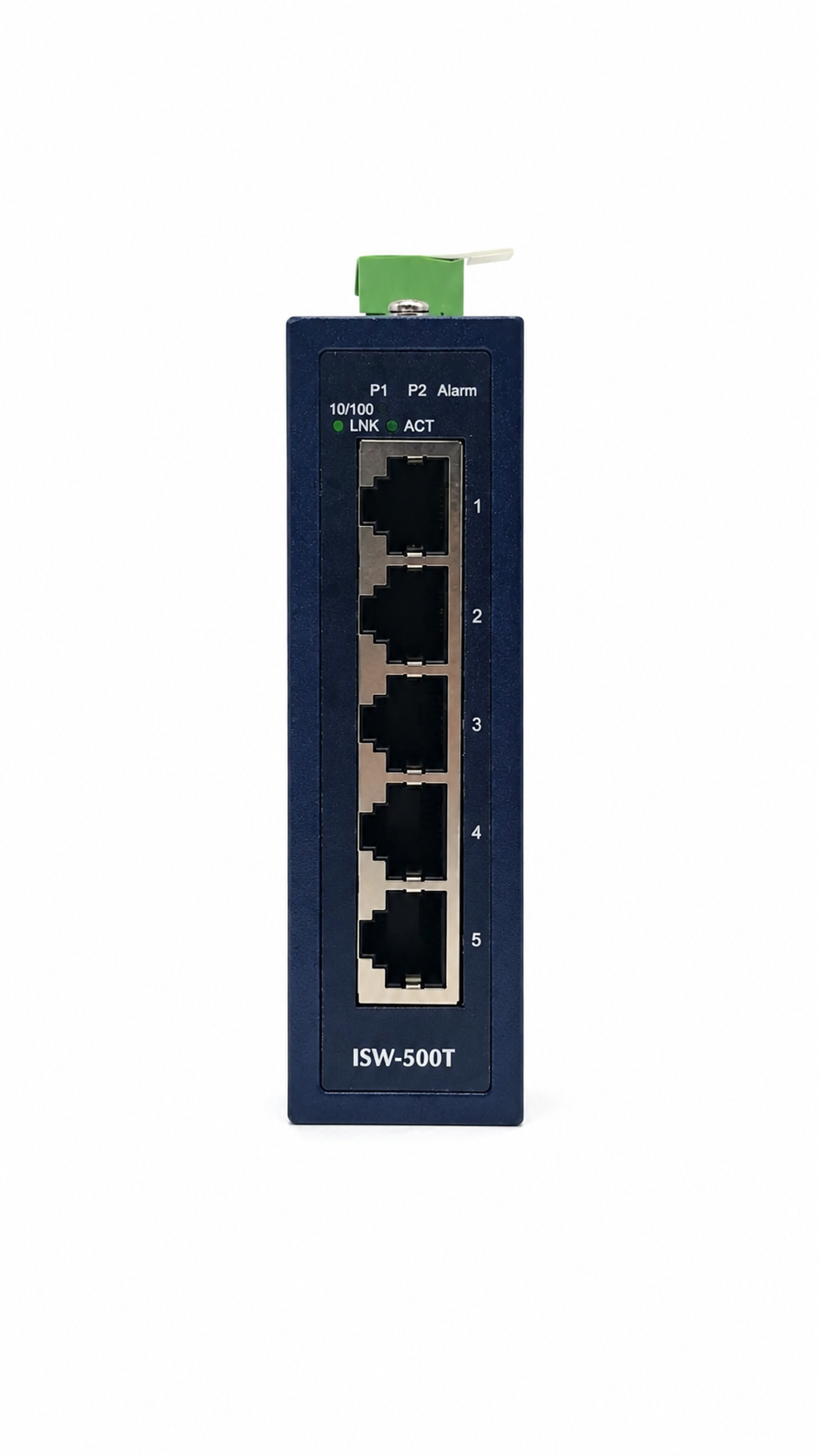 Switch Ethernet Compacto Industrial de 5 Puertos 10/100TX (Temperatura de Funcionamiento de -40 a 75 Grados C)