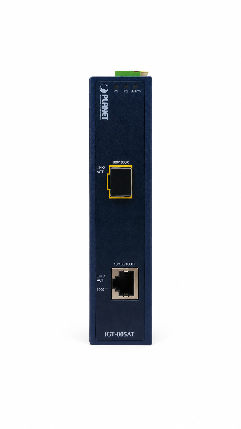 Conversor de Medios Industrial 10/100/1000BASE-T a 100/1000BASE-X SFP
