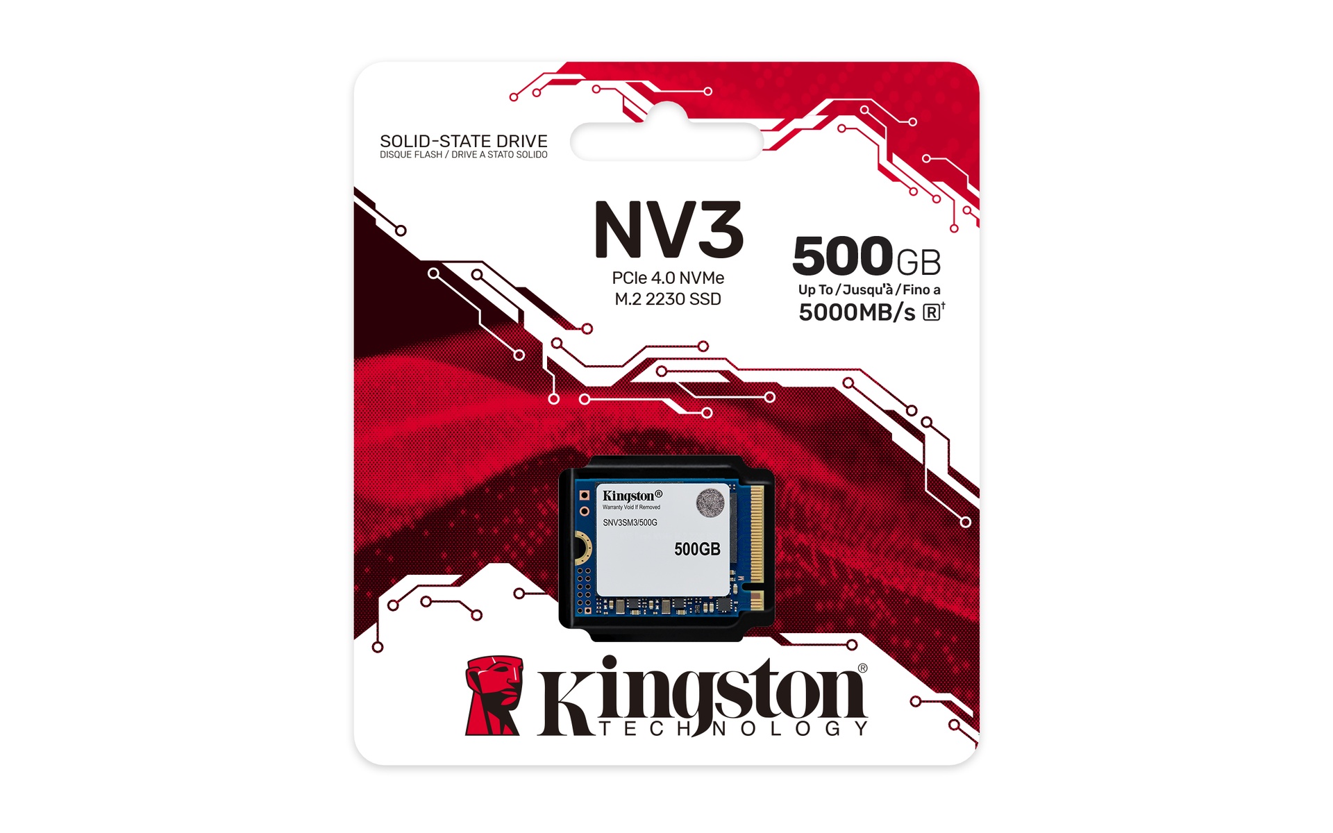 Kingston SSD Interno 500GB M.2 2230 PCIE 4.0 NVME