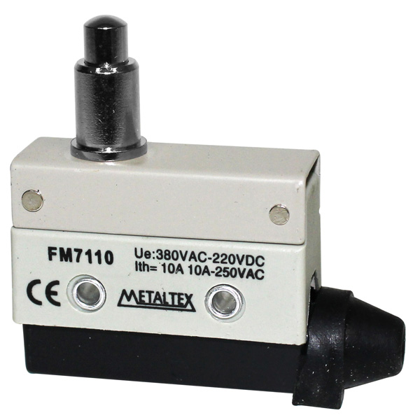 Fines de carrera plástico 10A/250VCA SPDT serie FM7