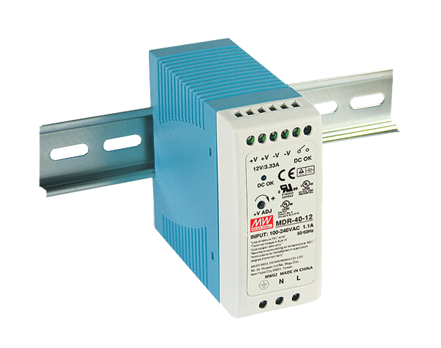 Fuente de poder Riel DIN 40W plástico MDR-40