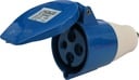 Enchufe industrial hembra volante 220 a 250VAC 16 a 63A serie TLT