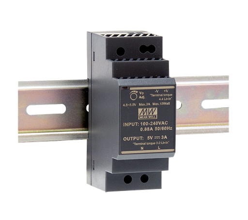 Fuente de poder Riel DIN 30W plástico HDR-30