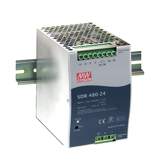 Fuente de poder Riel DIN 480W metal SDR-480