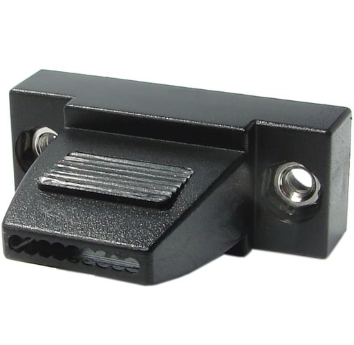 Tapa de plástico para conectores D-Sub tipo alambre soldado, uso con cable plano CPDB_F
