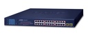 Switch Ethernet SFP Gigabit de 24 Puertos 10/100/1000T 802.3at + Monitor LCD PoE