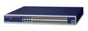 Switch L2+ 24 Puertos 100/1000X SFP + Switch Administrado TP Compartido de 8 Puertos + Alimentación CA/CC Redundante