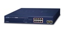 Switch Administrado de 8 Puertos 10/100/1000T 802.3at PoE + 2 Puertos 100/1000X SFP