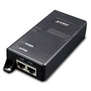 Inyector PoE IEEE 802.3at Gigabit de alta potencia a través de Ethernet (10/100/1000 Mbps, rango medio, 30 vatios)