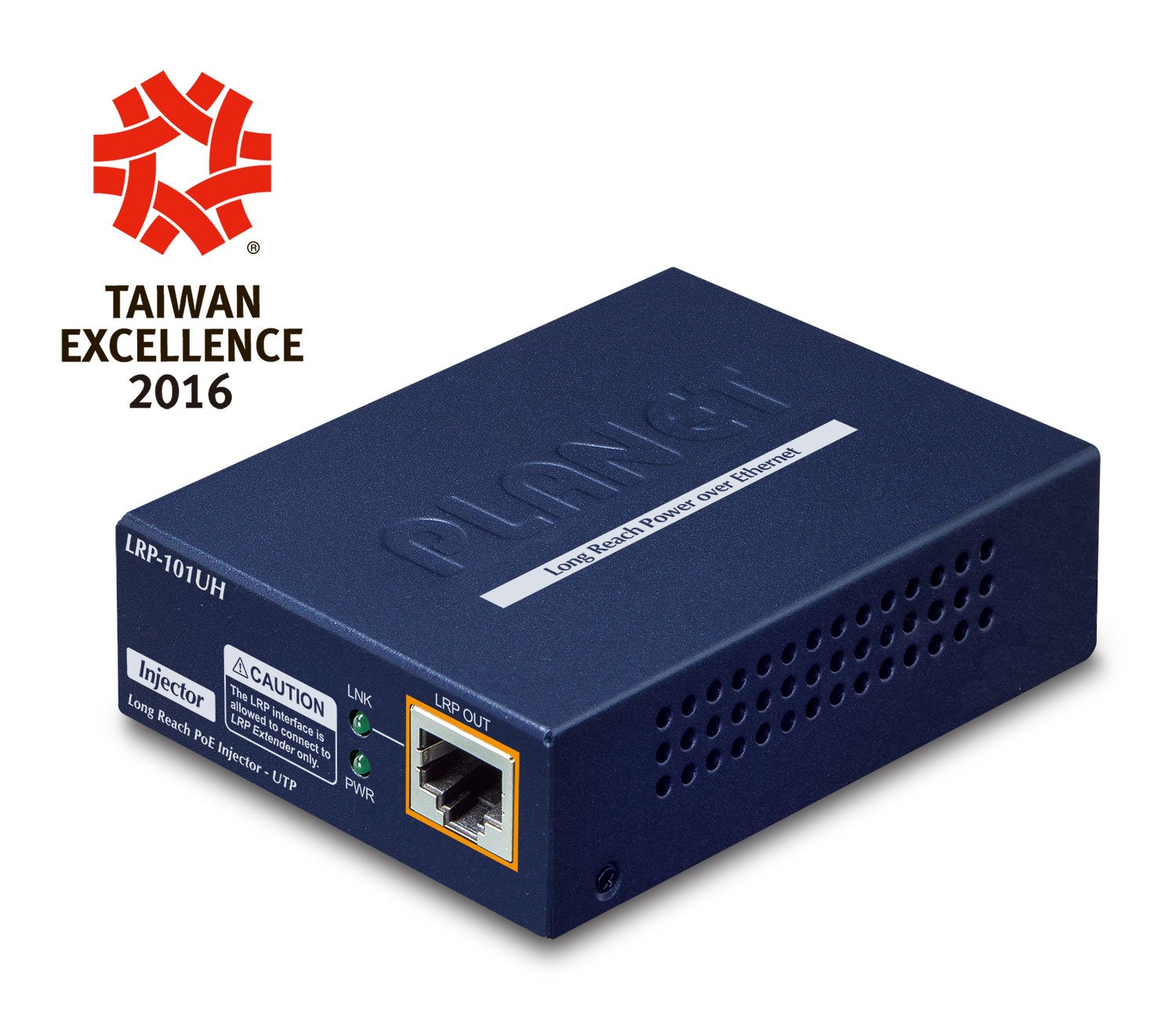 Kit Extensor PoE de Largo Alcance Sobre UTP de 1 Puerto (LRP-101UH + LRP-101UE)