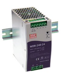 Fuente de poder Riel DIN Bifásica 240W WDR-240