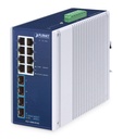 Switch Ethernet Industrial de 8 Puertos 10/100/1000T + 4 Puertos 10G SFP+