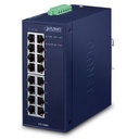 Switch Ethernet Industrial de 16 Puertos 10/100/1000T (-40~75 Grados C)