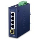 Switch Gigabit Ethernet Industrial Compacto de 4 Puertos 10/100/1000T + 1 Puerto 100/1000X SFP