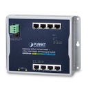 Switch industrial administrado de montaje en pared SFP de 8 puertos 10/100/1000T + 2 puertos 100/1000X (-40~75 grados C)