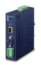 Servidor de Dispositivo Serie Industrial RS232/422/485 de 1 Puerto con SFP 100BASE-FX de 1 puerto (-40~75 Grados C)