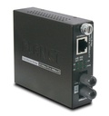 Conversor de medios smart 10/100Base-TX a 100Base-FX (ST, MM) - 2km