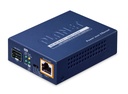 Convertidor de Medios 100/1000BASE-X SFP a 10/100/1000BASE-T 802.3bt PoE++ (60 Vatios)