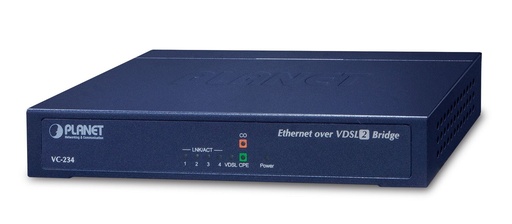 Extensor Ethernet sobre cable telefónico VDSL2 (4*RJ45, 1*VDSL2/RJ11, 1*Phone-30a)
