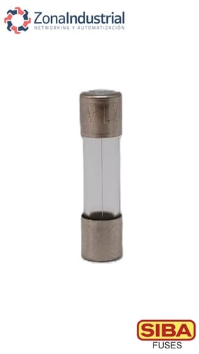 Fusible 5x20mm 250V, curva F (rápida), vidrio, marca SIBA (Alemania)