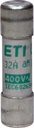 Fusible ETI 10x38 mm; curva aM (Lenta); 500V