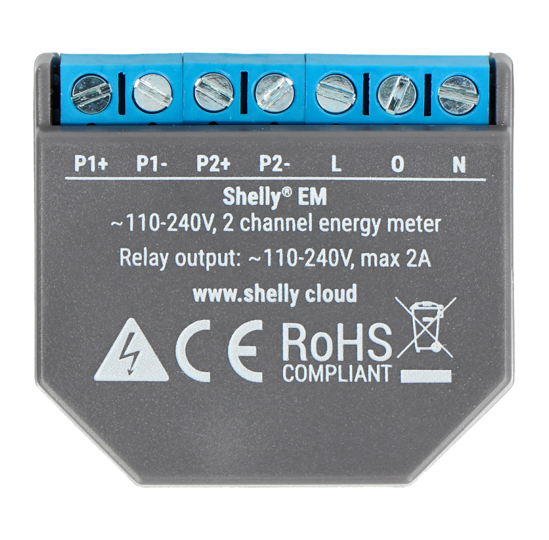 Medidor de Energía y Control de Contactor Operado por Wi-Fi