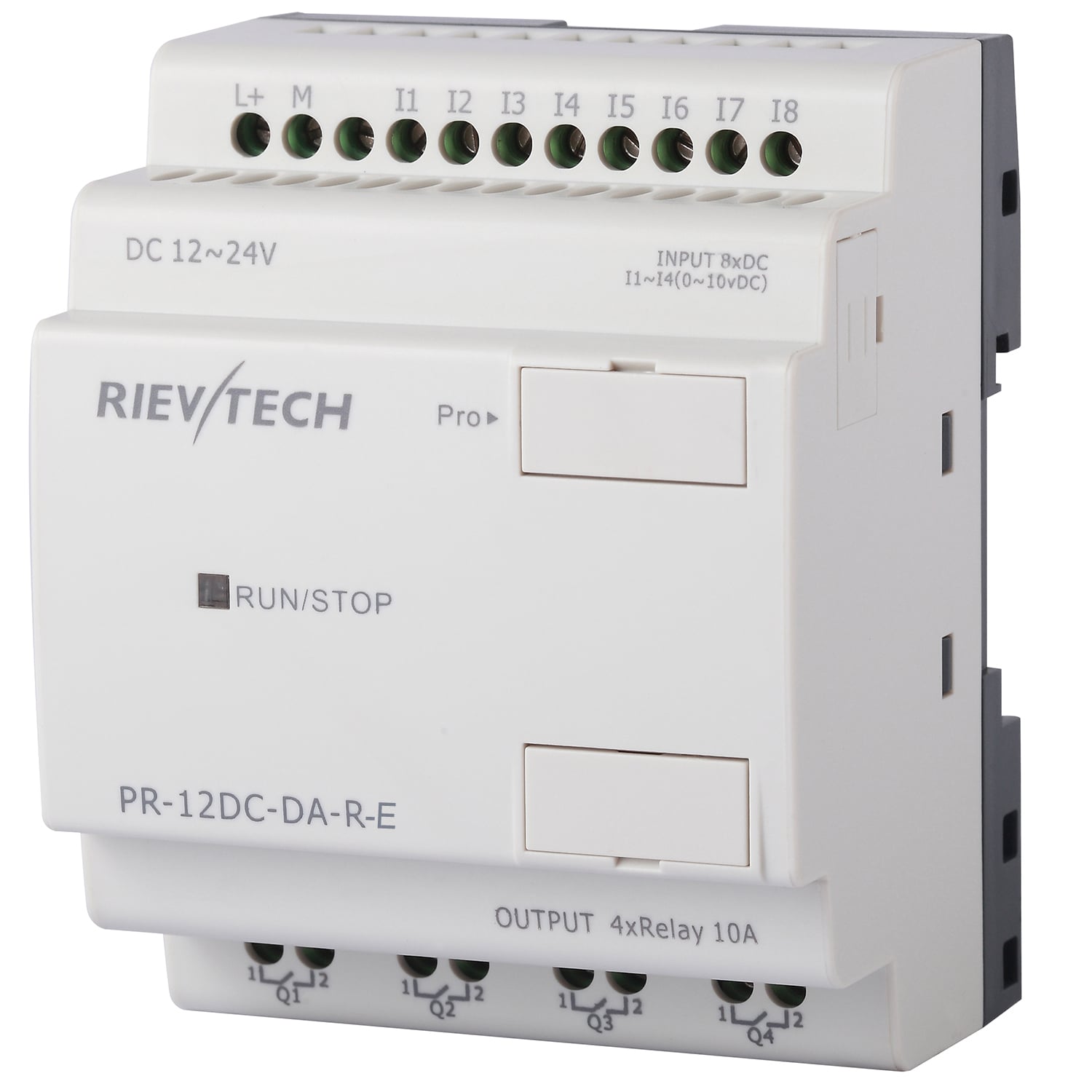 PLC programable DC 8 entradas y 4 salidas RTC Integrado