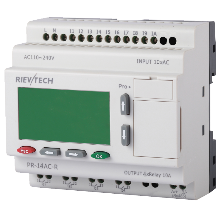 PLC programable AC 10 entradas 4 salidas
