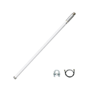 Kit antena fibra de vidrio 5dBi N-Macho LoRaWAN® GA01 de 60cm