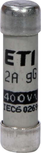 Fusible 8x32 mm; curva gG; 400V max.; marca ETI