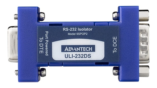 Aislador en serie, señales de datos RS-232, DB9 F, DB9 M, alimentado por puerto