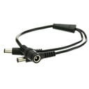 Adaptador DC Hembra con 2 Salidas Macho 30cm