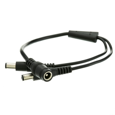 Adaptador DC Hembra con 2 Salidas Macho 30cm